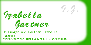 izabella gartner business card